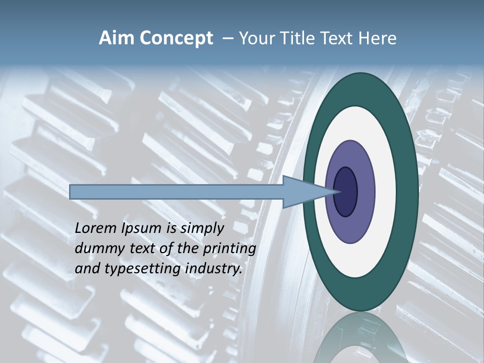 Engineering Concept Tooth PowerPoint Template