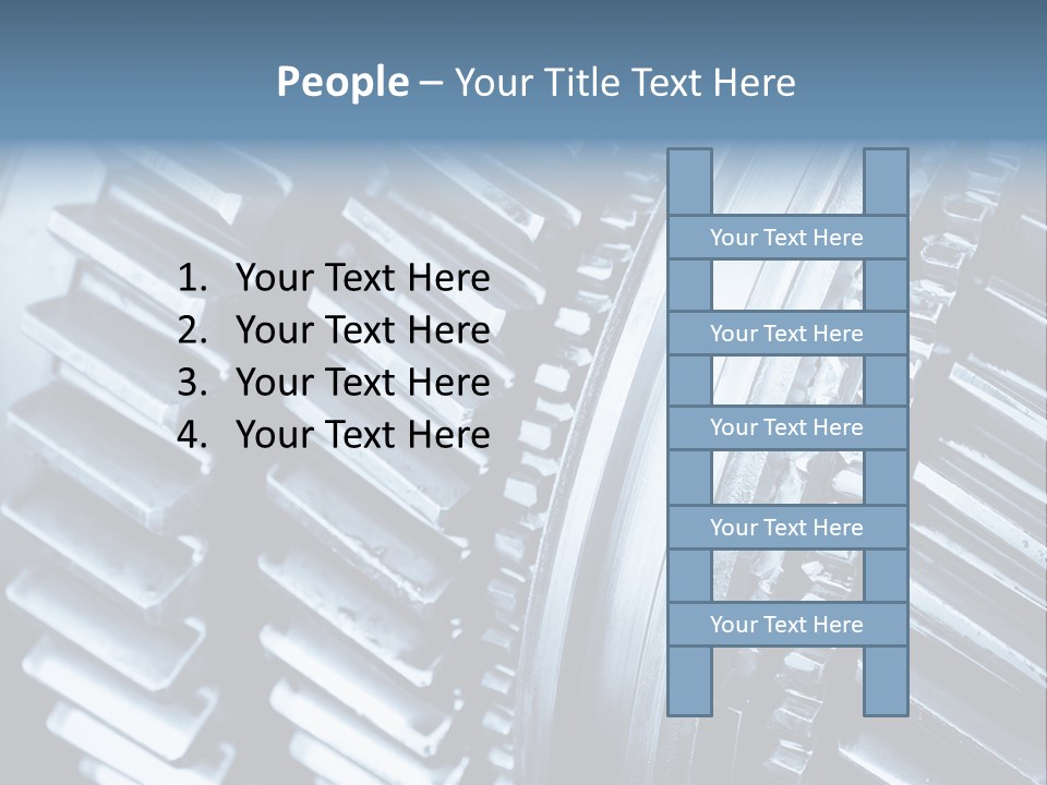 Engineering Concept Tooth PowerPoint Template