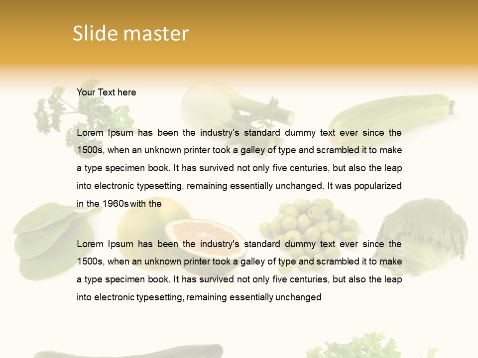 Green Juice Background PowerPoint Template