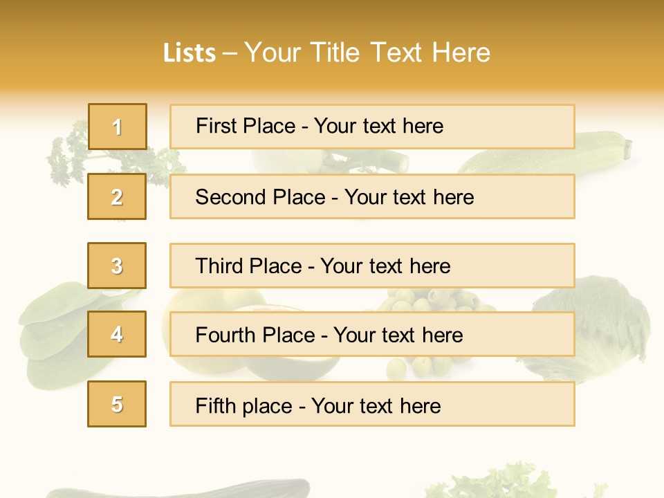 Green Juice Background PowerPoint Template