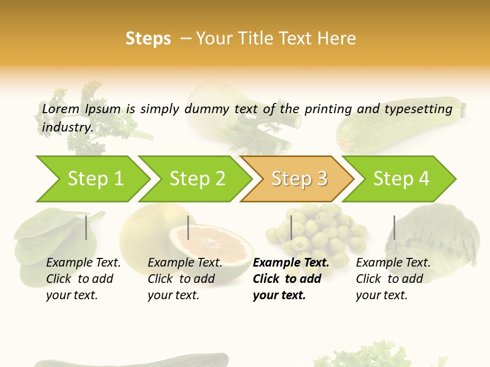Green Juice Background PowerPoint Template
