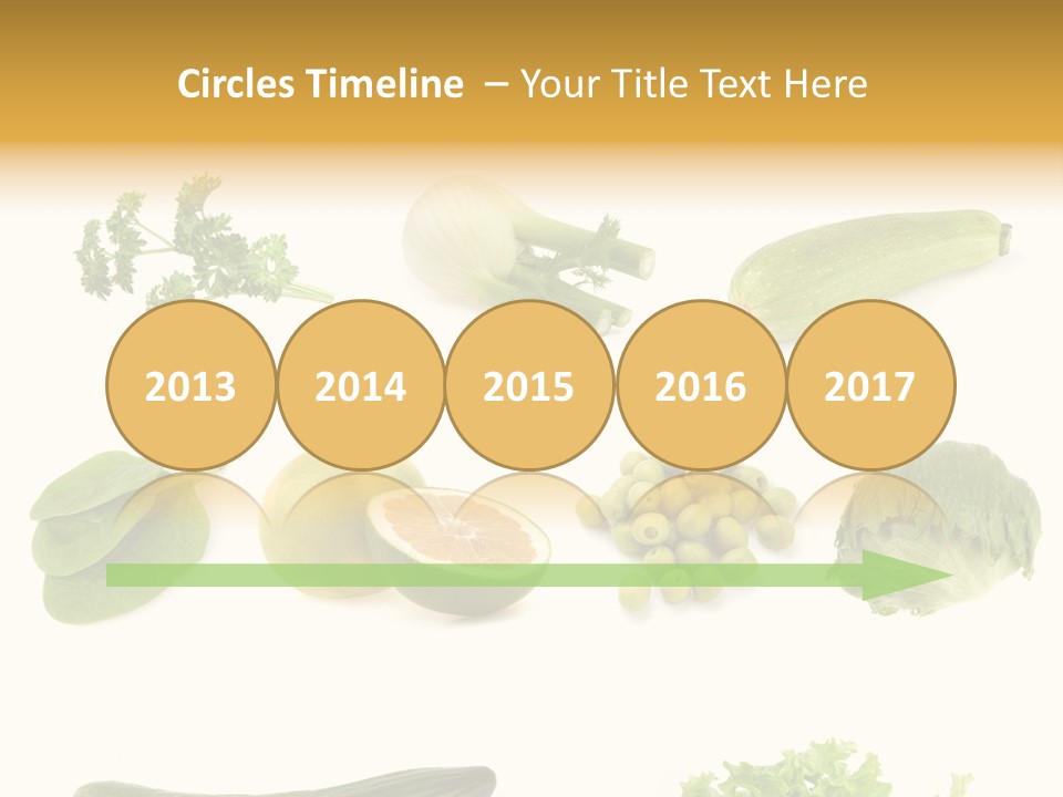 Green Juice Background PowerPoint Template