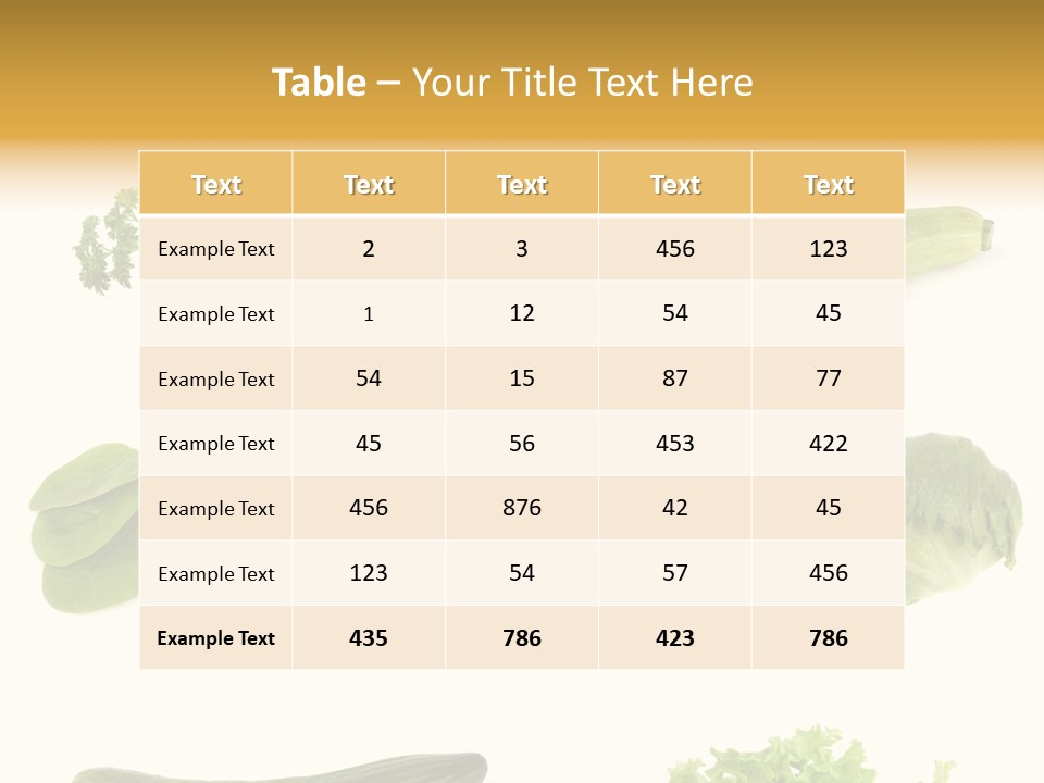 Green Juice Background PowerPoint Template