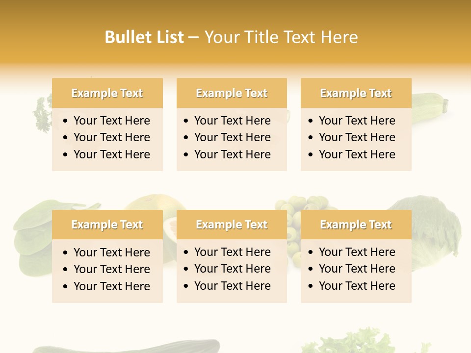 Green Juice Background PowerPoint Template