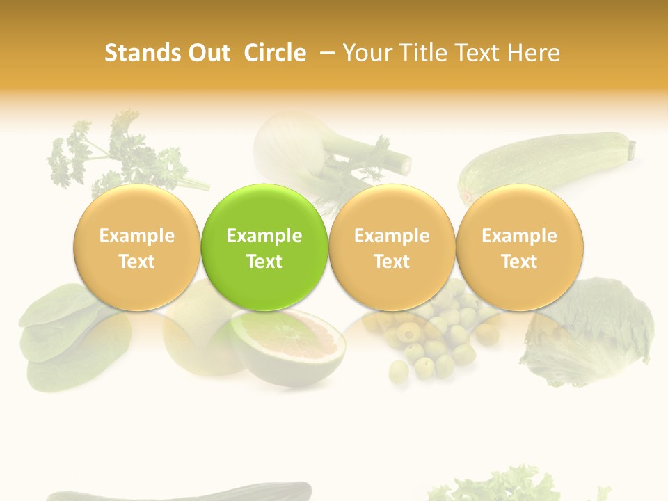 Green Juice Background PowerPoint Template