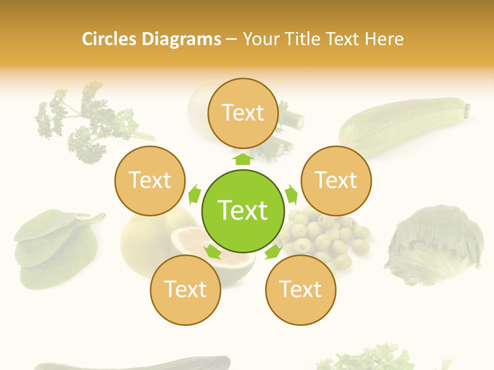 Green Juice Background PowerPoint Template