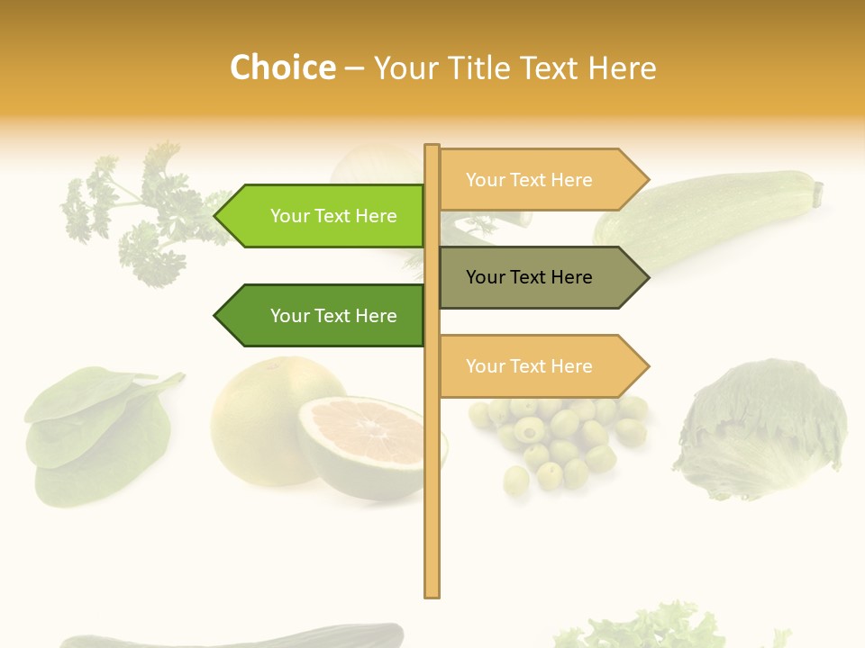 Green Juice Background PowerPoint Template