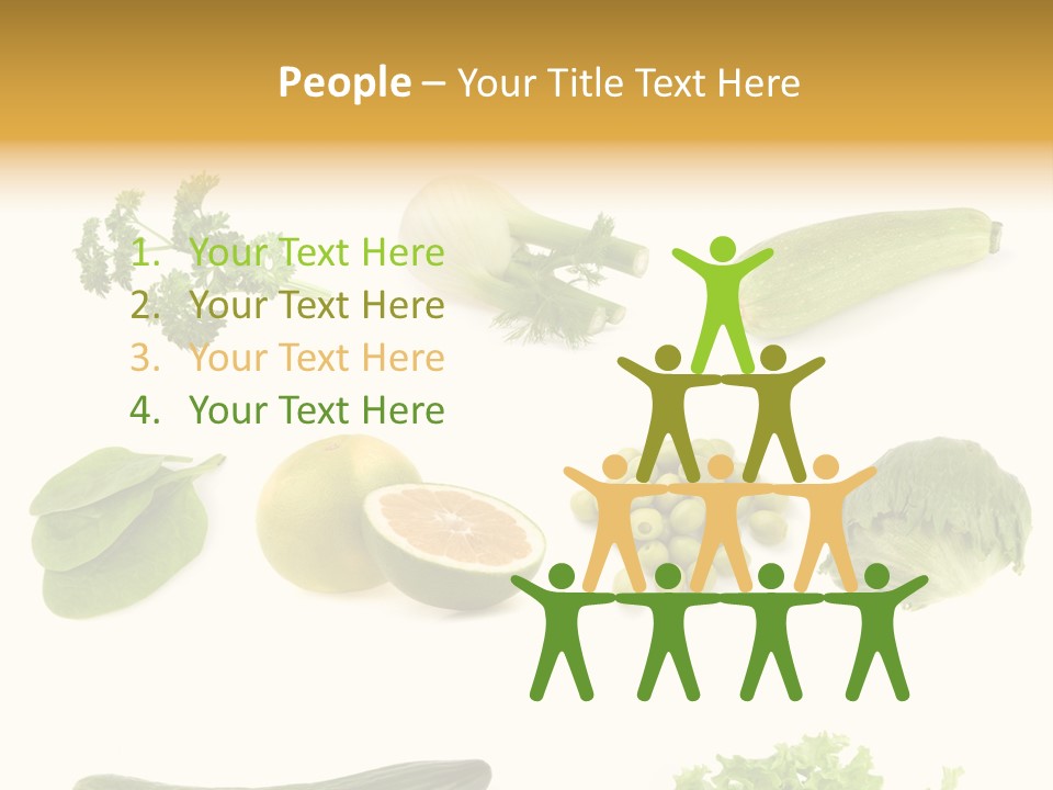 Green Juice Background PowerPoint Template