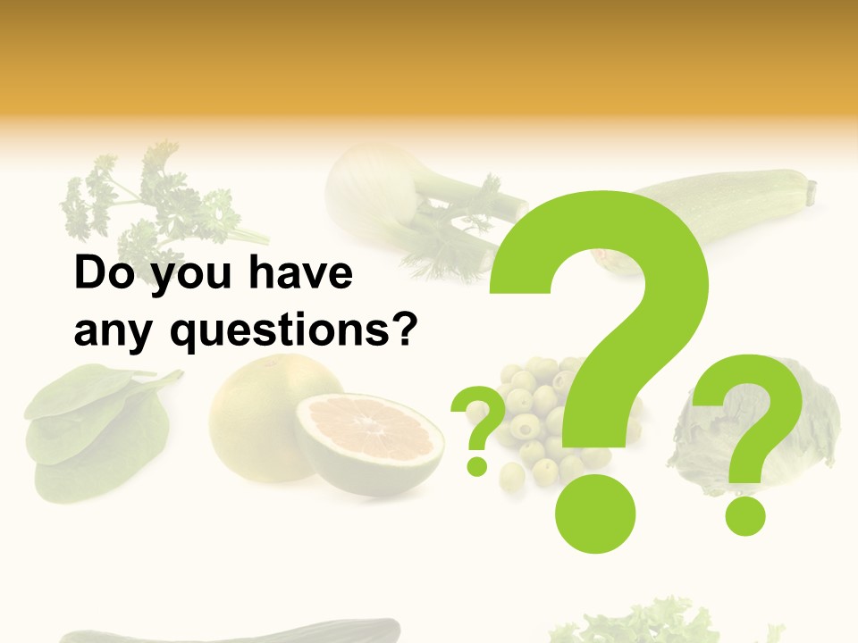 Green Juice Background PowerPoint Template