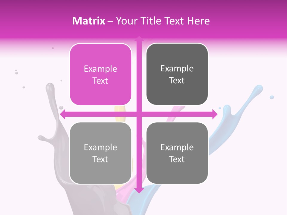 Yellow Painting Colour PowerPoint Template