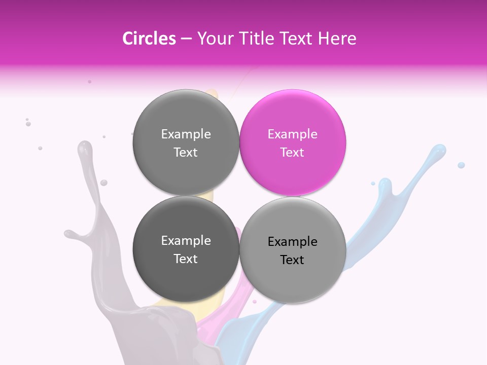 Yellow Painting Colour PowerPoint Template