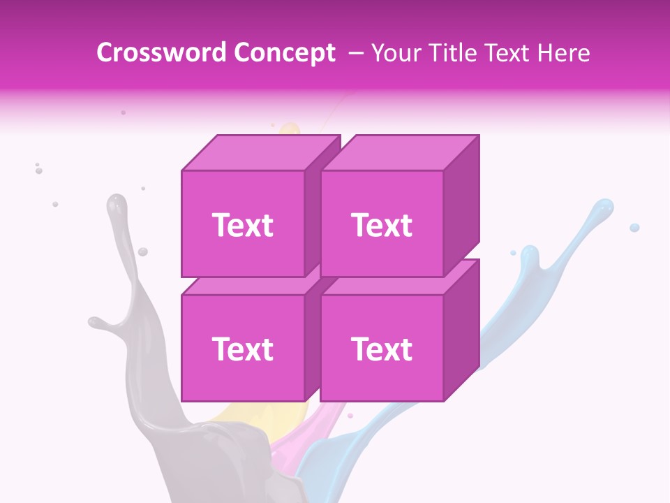 Yellow Painting Colour PowerPoint Template