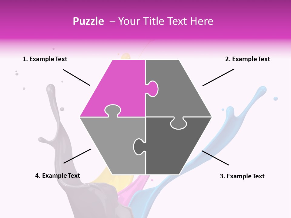 Yellow Painting Colour PowerPoint Template