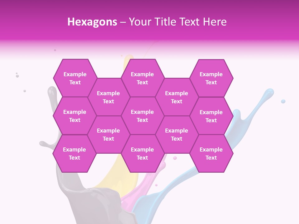 Yellow Painting Colour PowerPoint Template