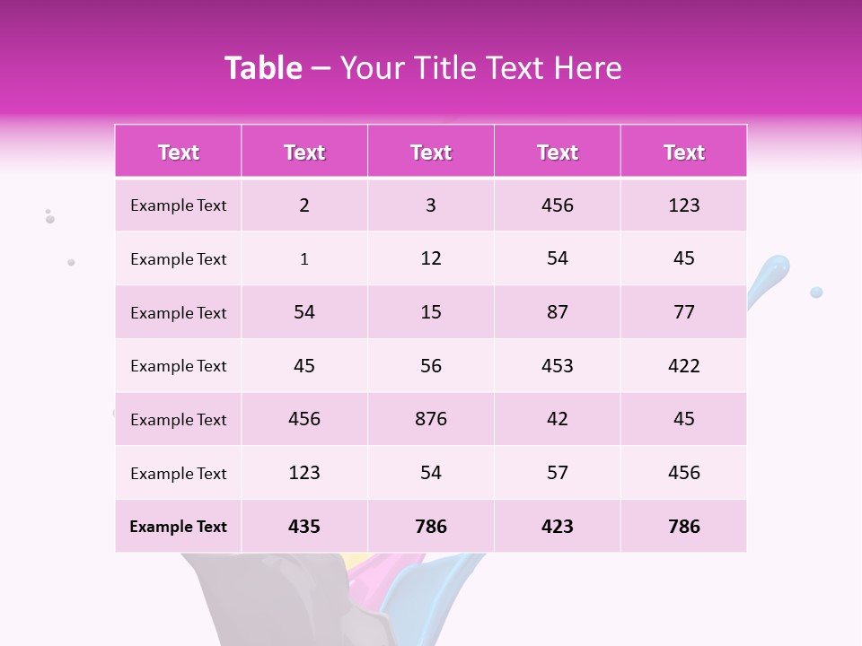 Yellow Painting Colour PowerPoint Template