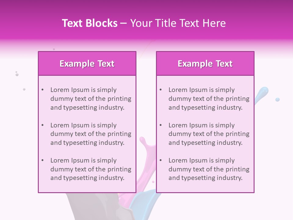 Yellow Painting Colour PowerPoint Template