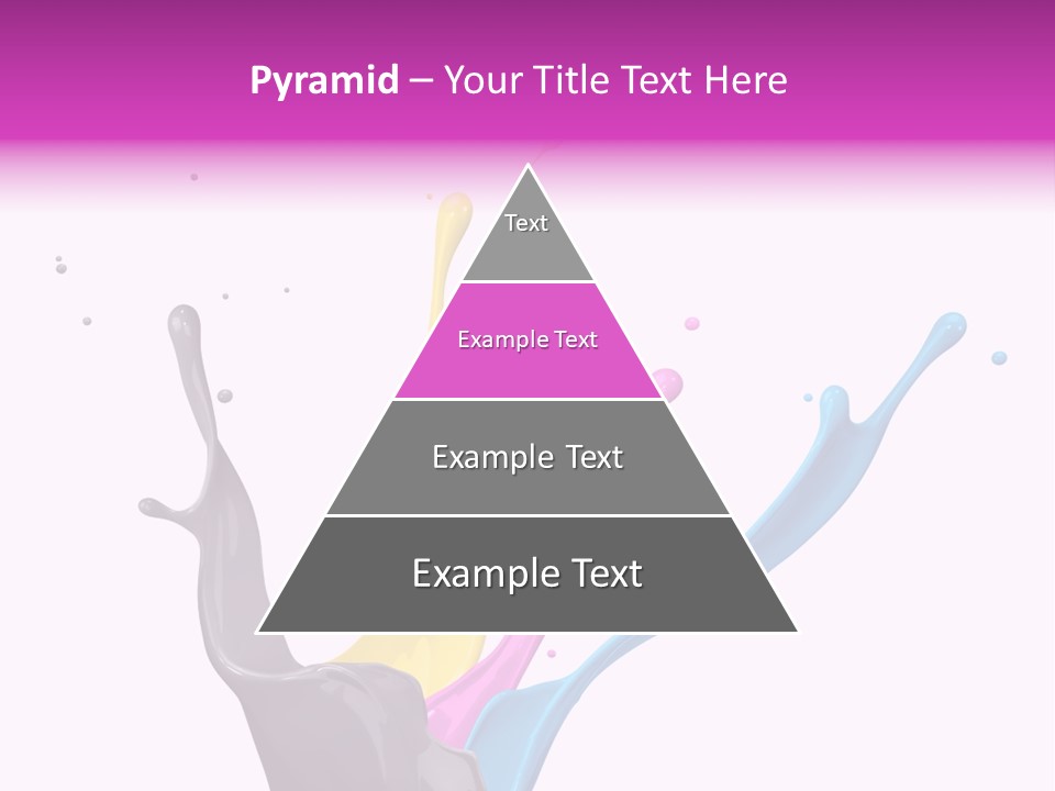 Yellow Painting Colour PowerPoint Template