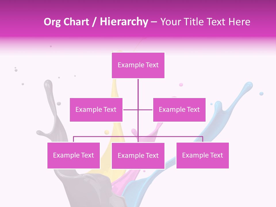 Yellow Painting Colour PowerPoint Template