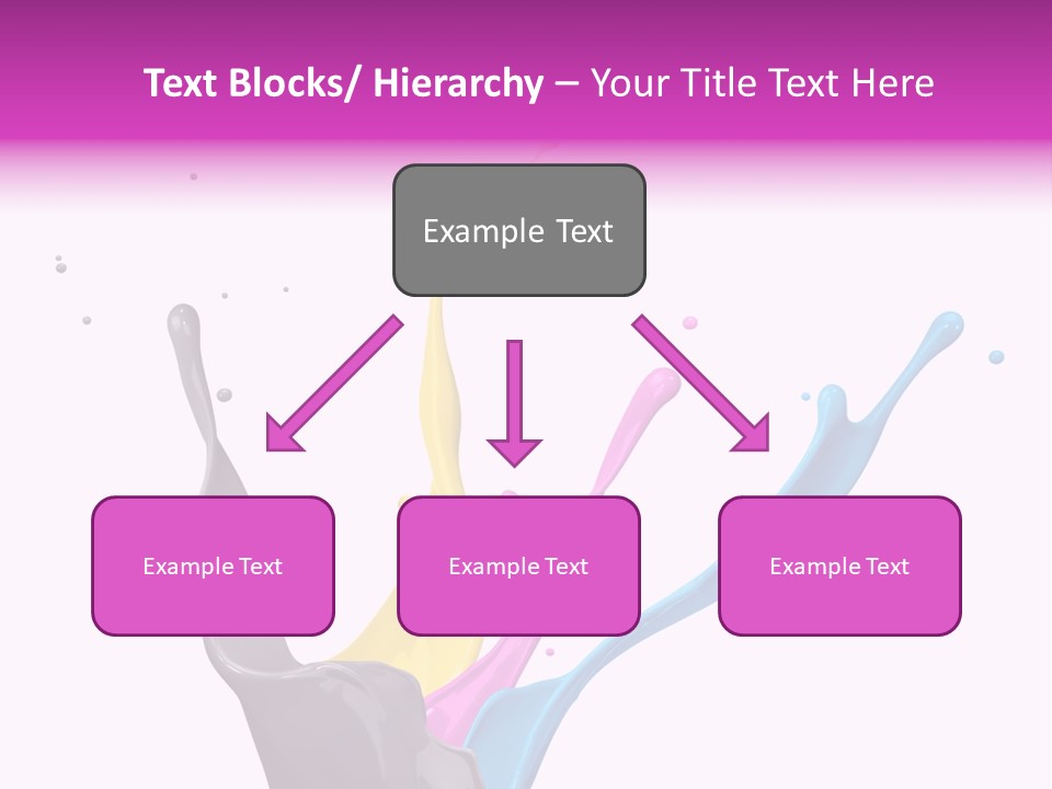 Yellow Painting Colour PowerPoint Template