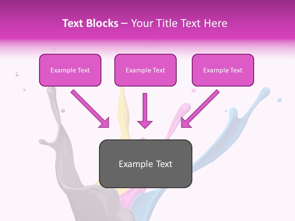 Yellow Painting Colour PowerPoint Template