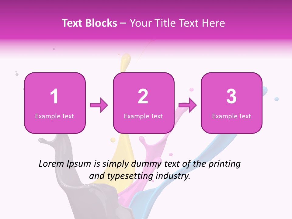 Yellow Painting Colour PowerPoint Template