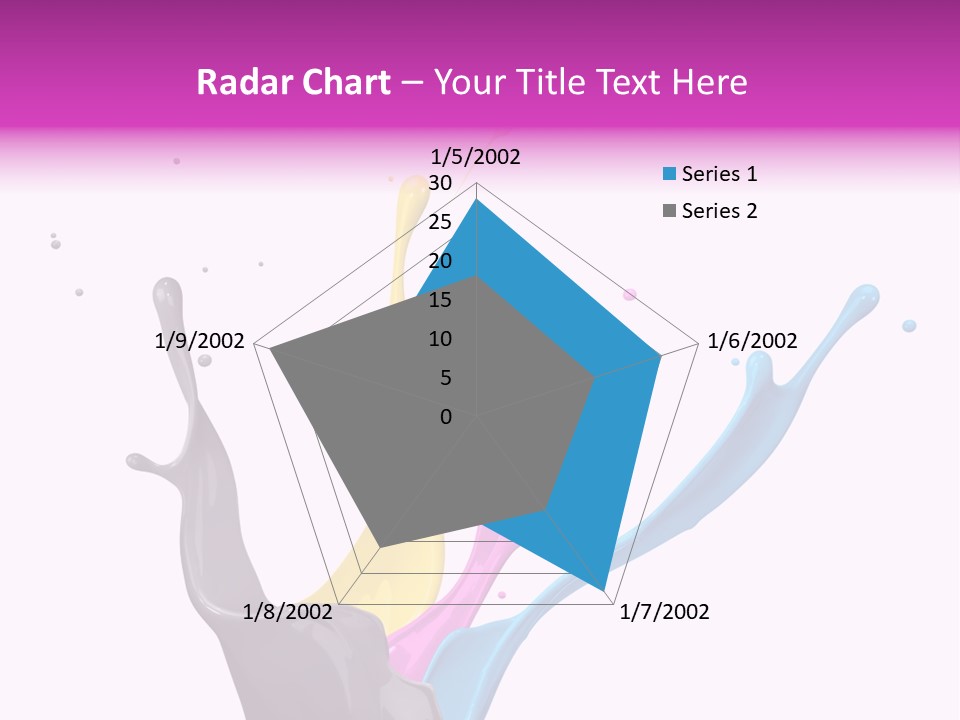 Yellow Painting Colour PowerPoint Template