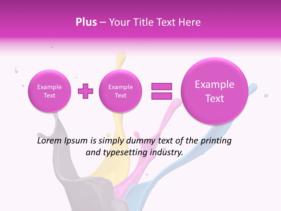 Yellow Painting Colour PowerPoint Template