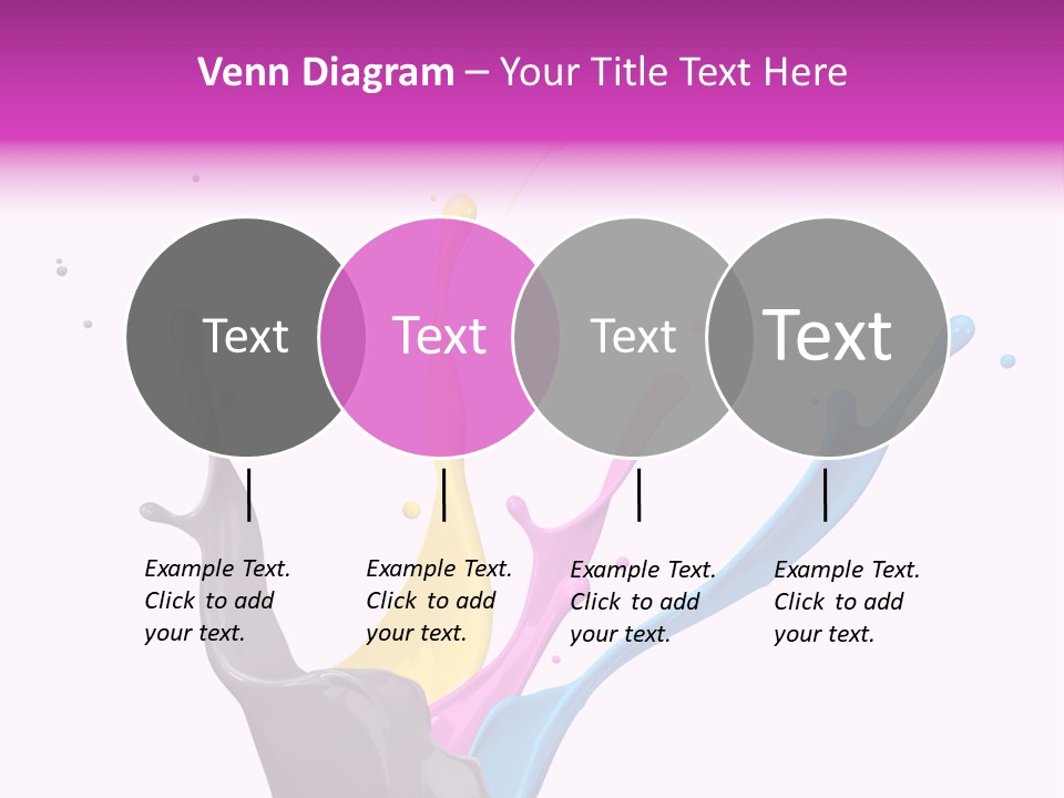 Yellow Painting Colour PowerPoint Template