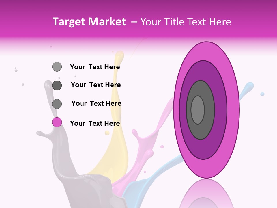 Yellow Painting Colour PowerPoint Template