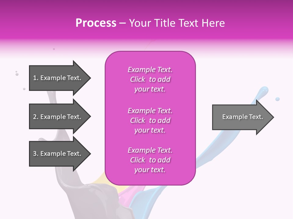 Yellow Painting Colour PowerPoint Template