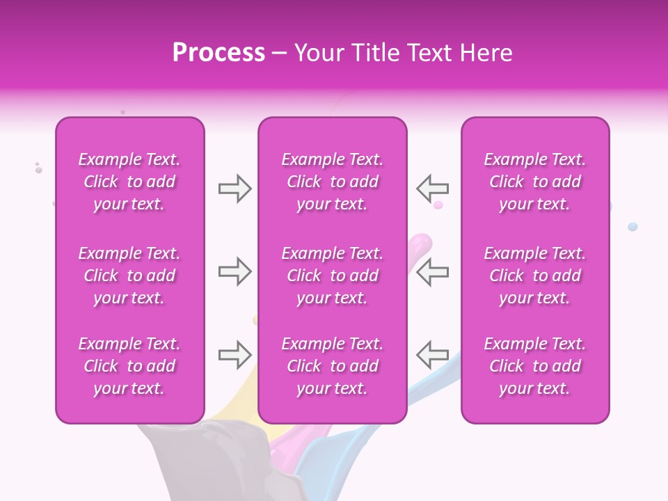 Yellow Painting Colour PowerPoint Template