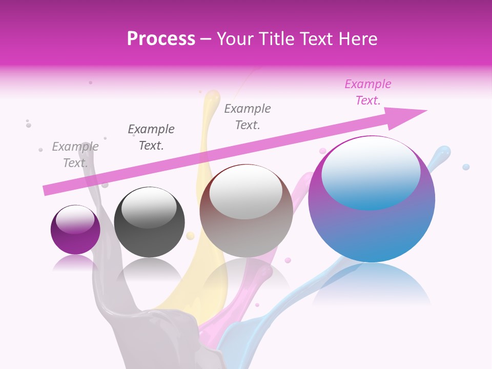 Yellow Painting Colour PowerPoint Template