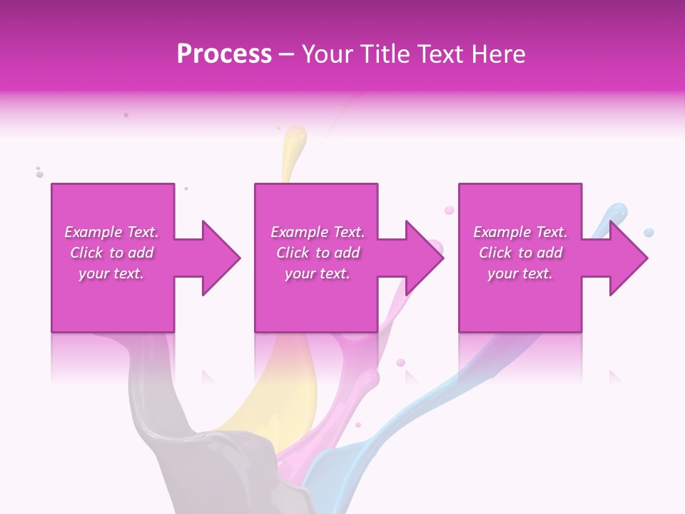 Yellow Painting Colour PowerPoint Template