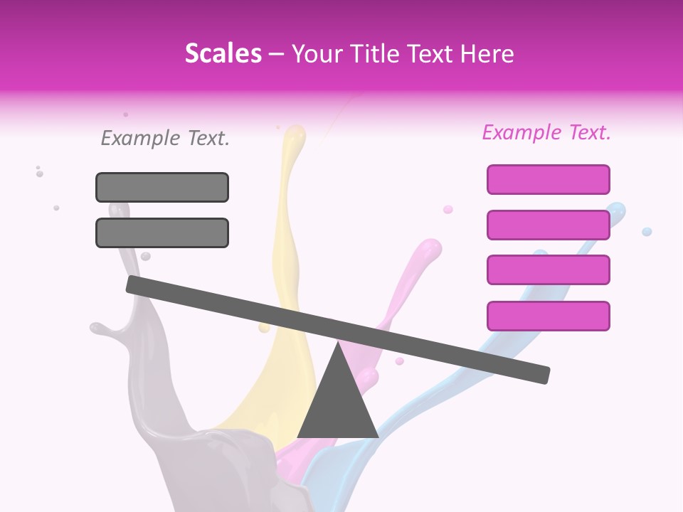 Yellow Painting Colour PowerPoint Template