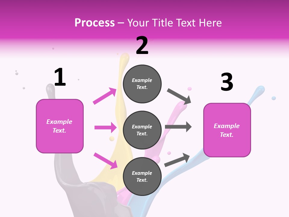 Yellow Painting Colour PowerPoint Template