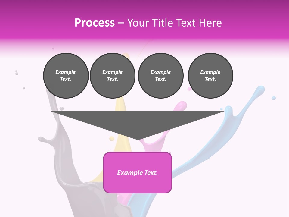 Yellow Painting Colour PowerPoint Template