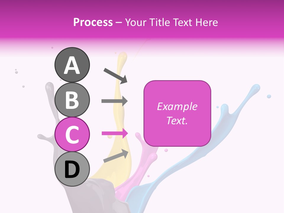 Yellow Painting Colour PowerPoint Template