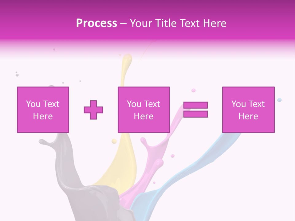 Yellow Painting Colour PowerPoint Template