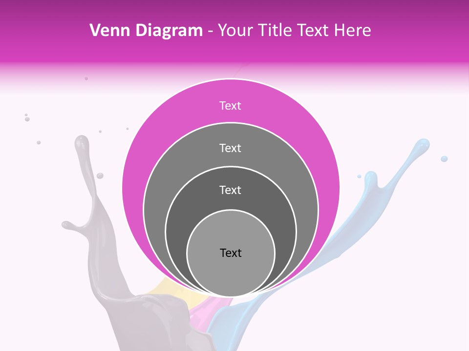 Yellow Painting Colour PowerPoint Template