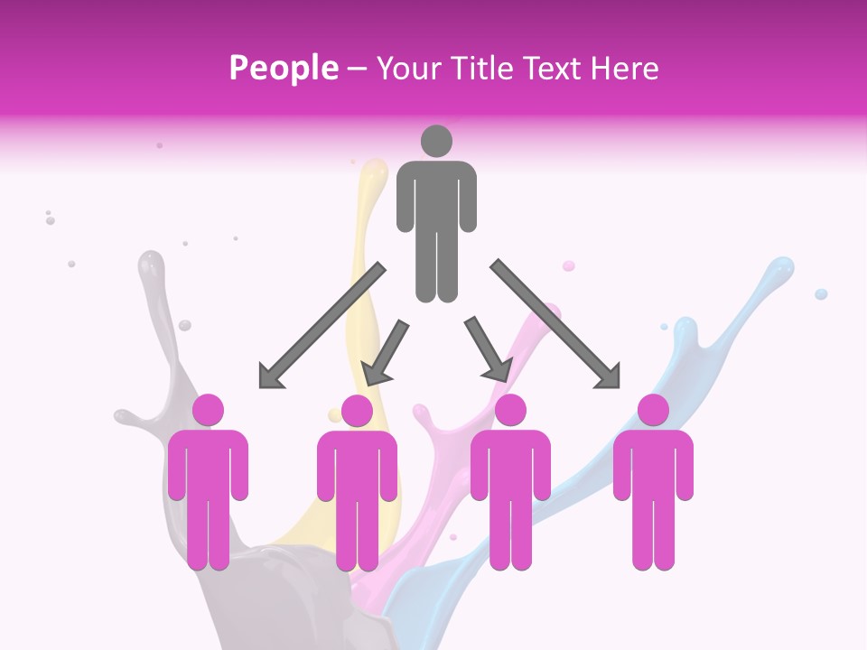 Yellow Painting Colour PowerPoint Template