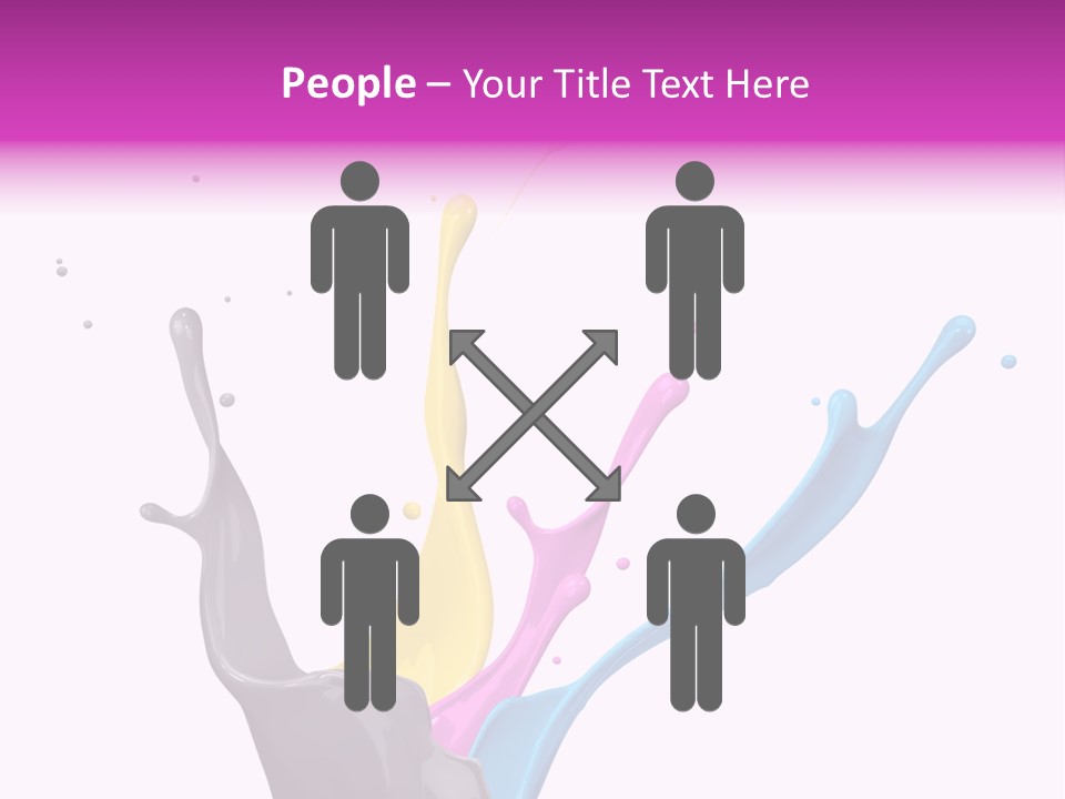 Yellow Painting Colour PowerPoint Template