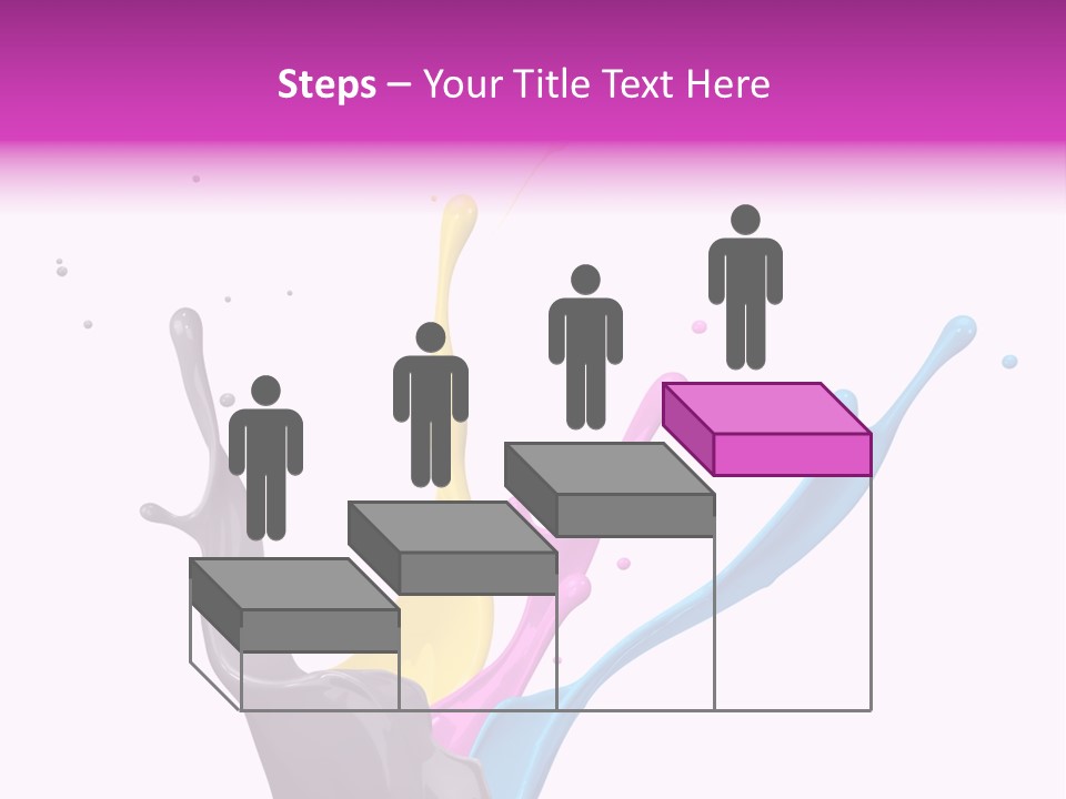 Yellow Painting Colour PowerPoint Template