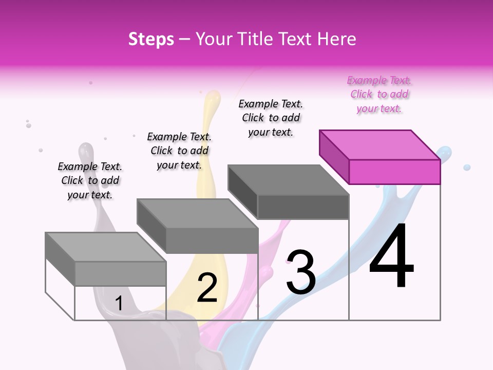 Yellow Painting Colour PowerPoint Template