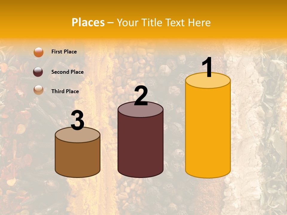 Garlic Powder Asian Food Chillies PowerPoint Template