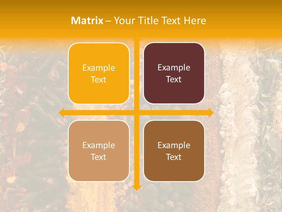 Garlic Powder Asian Food Chillies PowerPoint Template