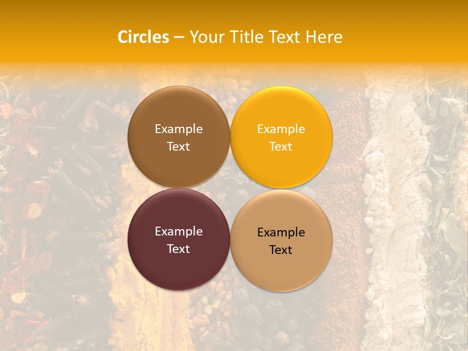 Garlic Powder Asian Food Chillies PowerPoint Template