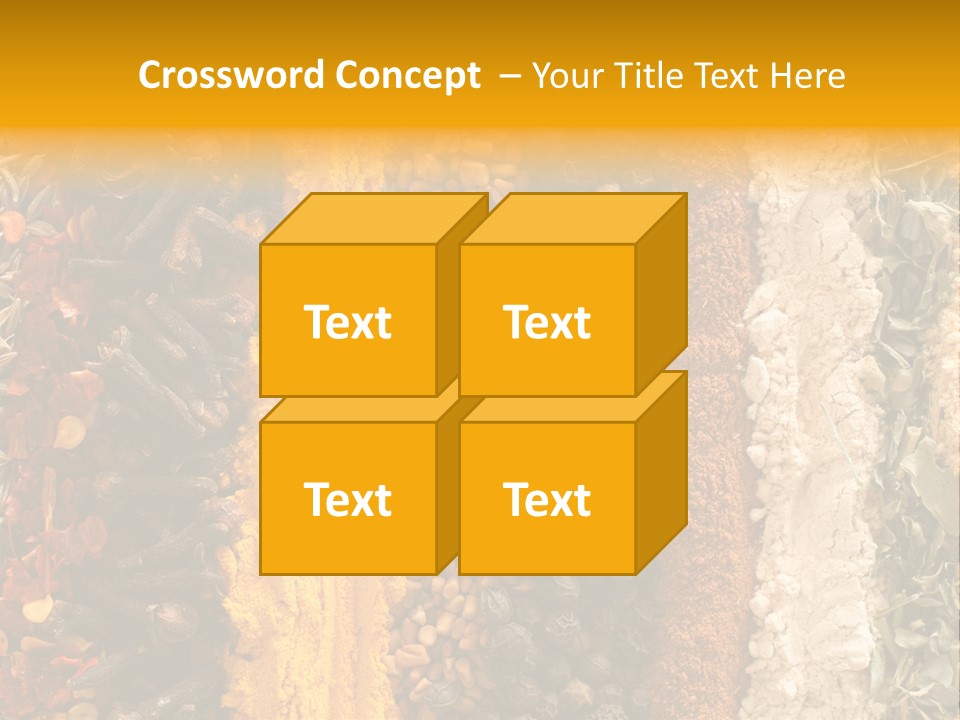 Garlic Powder Asian Food Chillies PowerPoint Template