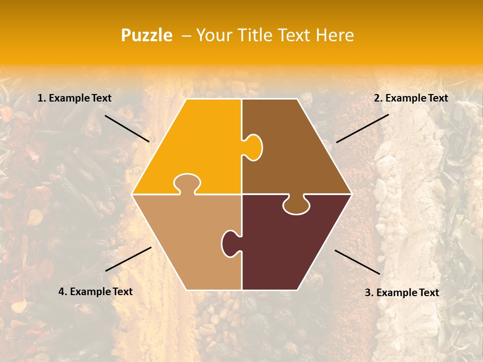 Garlic Powder Asian Food Chillies PowerPoint Template