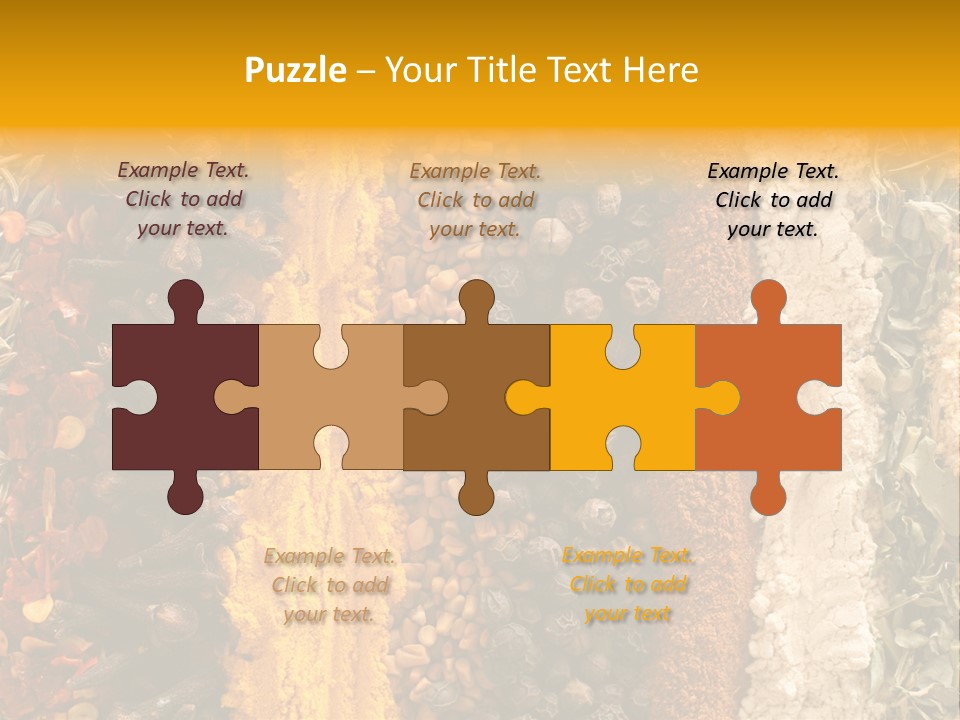 Garlic Powder Asian Food Chillies PowerPoint Template