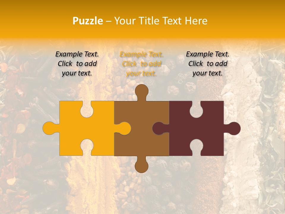 Garlic Powder Asian Food Chillies PowerPoint Template